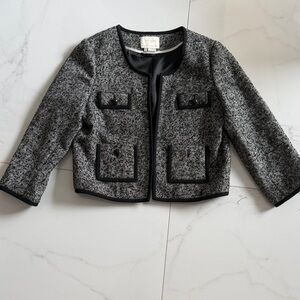 Kate Spade ' Black & White Tweed Jacket